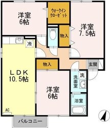 アムール２１　Ａ棟の物件間取画像